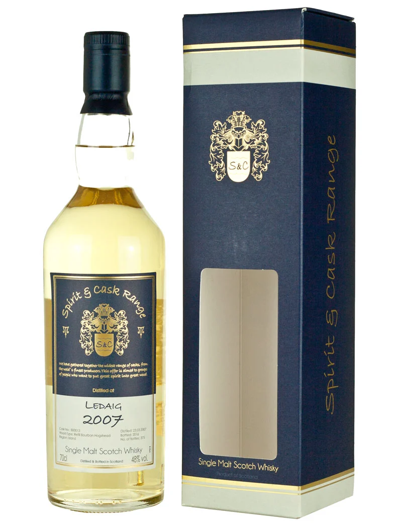 Ledaig (Tobermory) 2007 Spirit & Cask Range