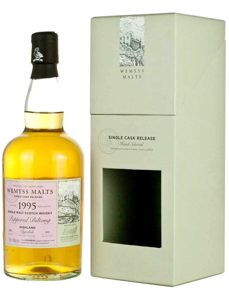 Clynelish 20 Year Old 1995 Peppered Biltong Wemyss