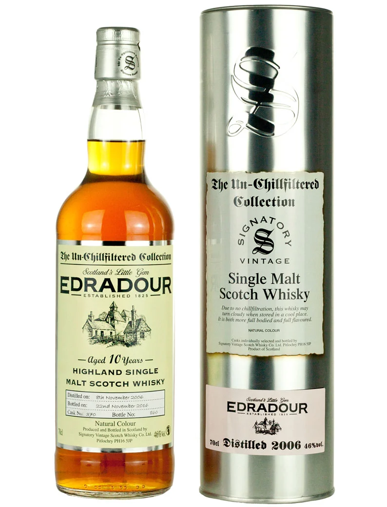 Edradour 10 Year Old 2006 Un-Chillfiltered