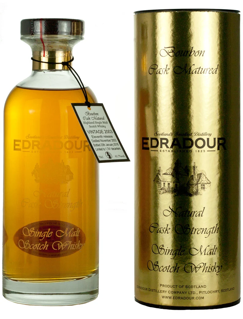 Edradour 12 Year Old 2003 Bourbon Cask IBISCO