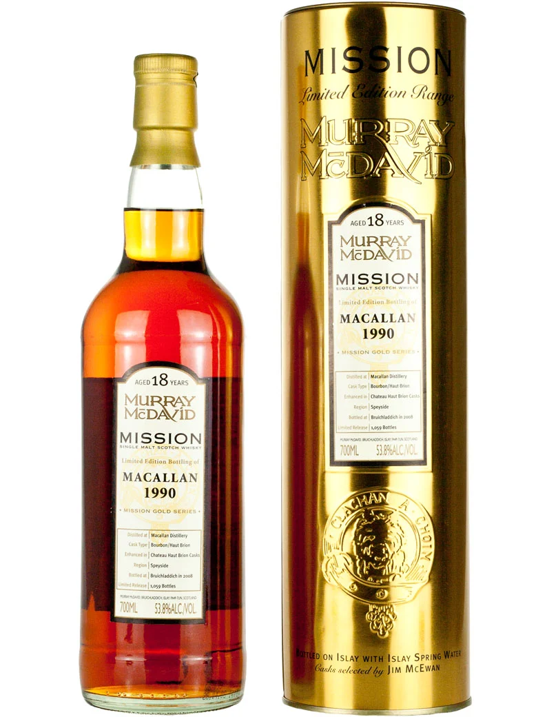 Macallan 18 Year Old 1990 Mission Murray McDavid