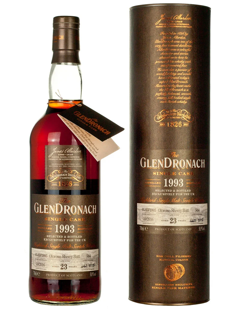 Glendronach 23 Year Old 1993 UK Exclusive
