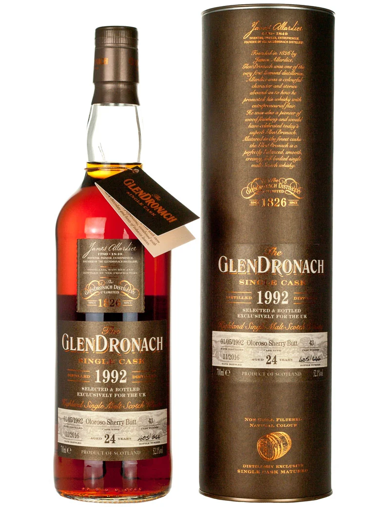 Glendronach 24 Year Old 1992 UK Exclusive
