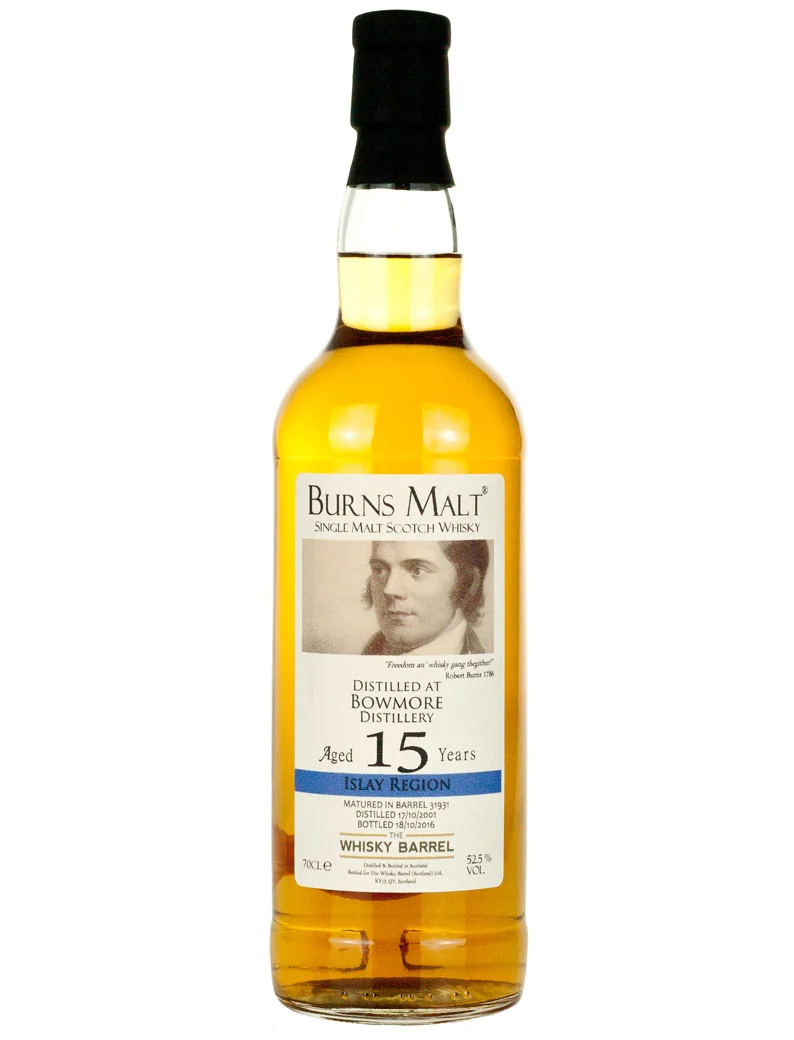 Bowmore 15 Year Old 2001 Burns Malt