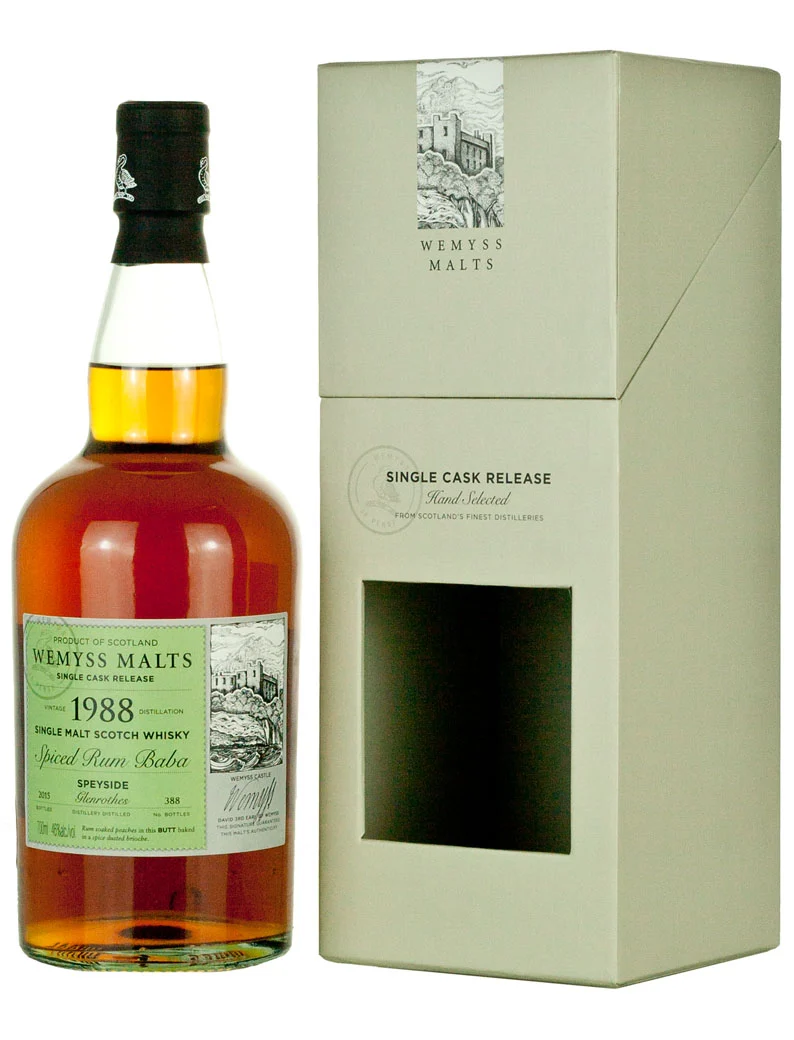 Glenrothes 27 Year Old 1988 Spiced Rum Baba Wemyss