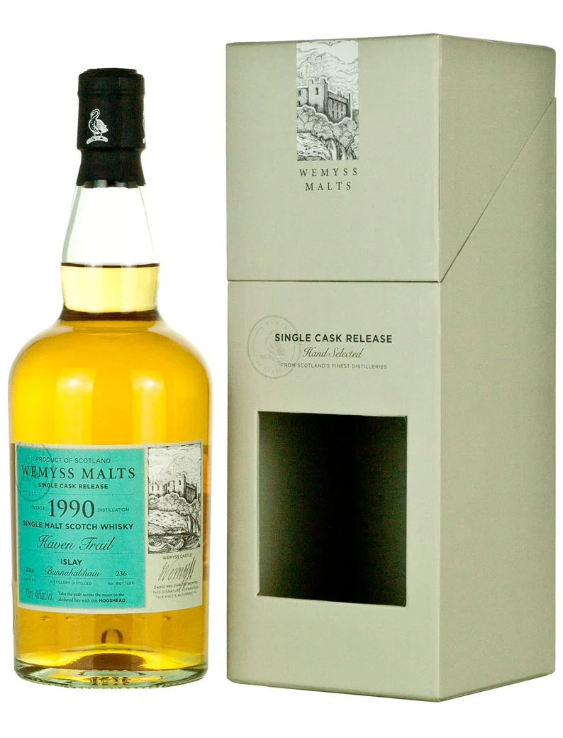 Bunnahabhain 25 Year Old 1990 Haven Trail Wemyss