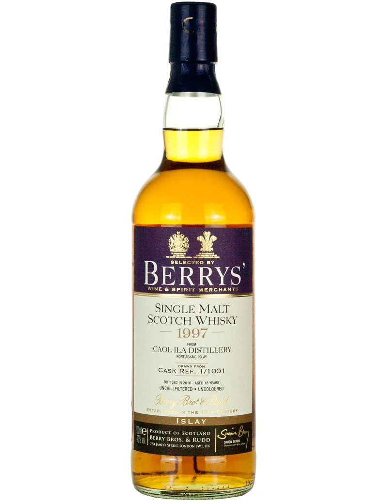 Caol Ila 18 Year Old 1997 Berry's Own
