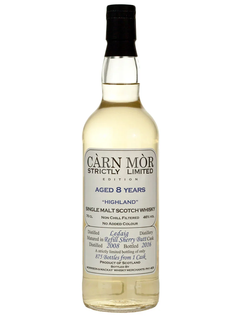 Ledaig (Tobermory) 8 Year Old 2008 Carn Mor Strictly