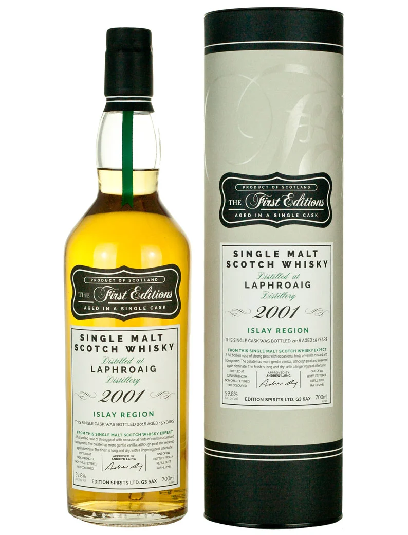 Laphroaig 15 Year Old 2001 First Editions