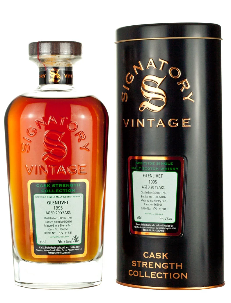 Glenlivet 20 Year Old 1995 Signatory