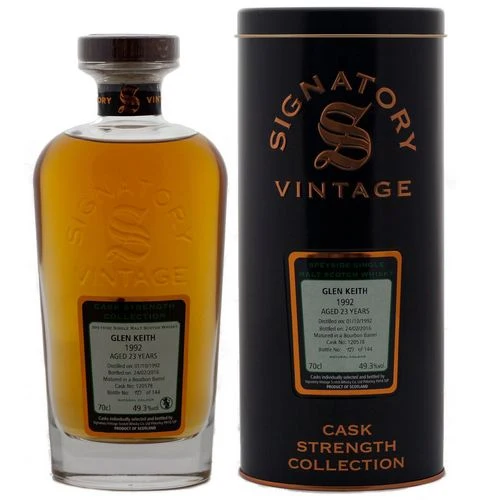 Glen Keith 23 Year Old 1992 Signatory
