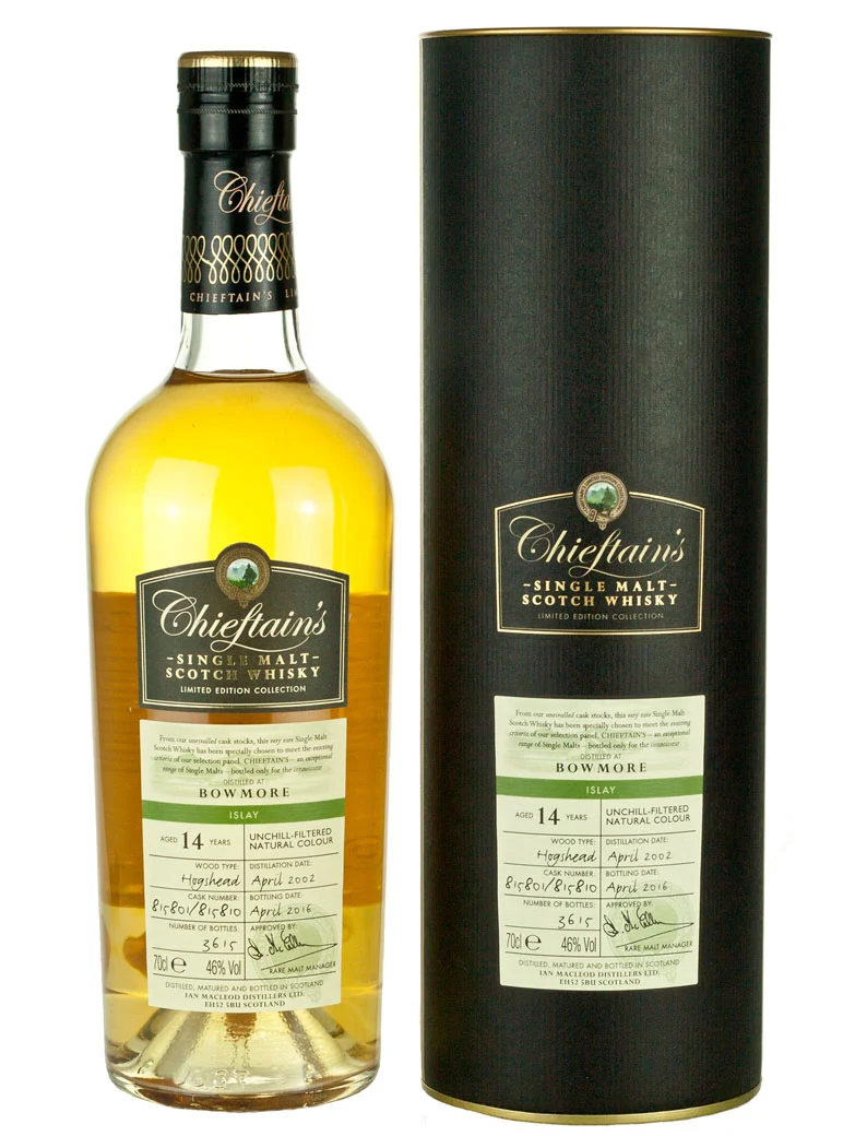 Bowmore 14 Year Old 2002 Chieftain's