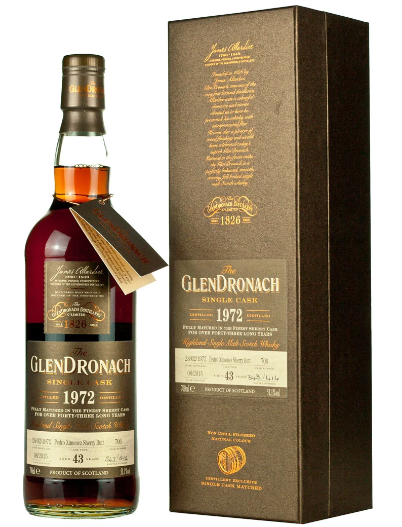 Glendronach 43 Year Old 1972 Batch 12 (2015)
