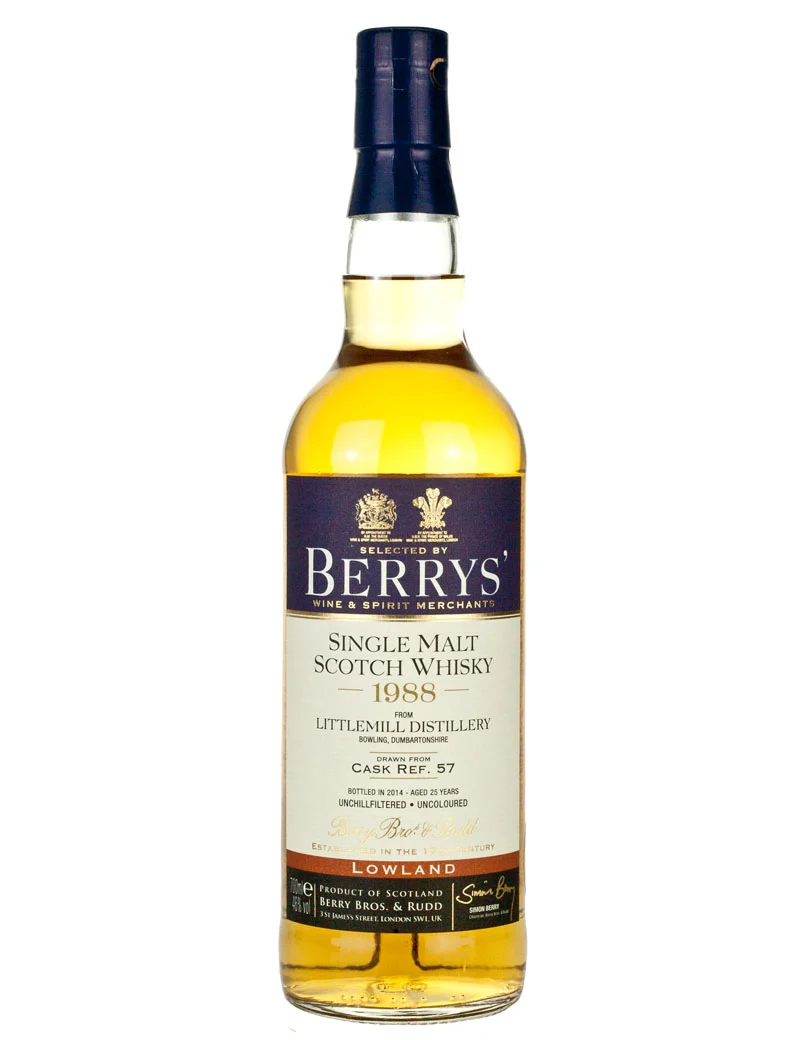 Littlemill 25 Year Old 1988 Berry's Own