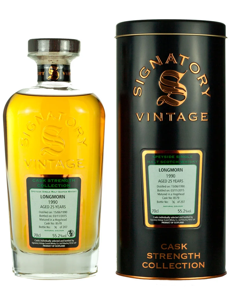 Longmorn 25 Year Old 1990 Signatory