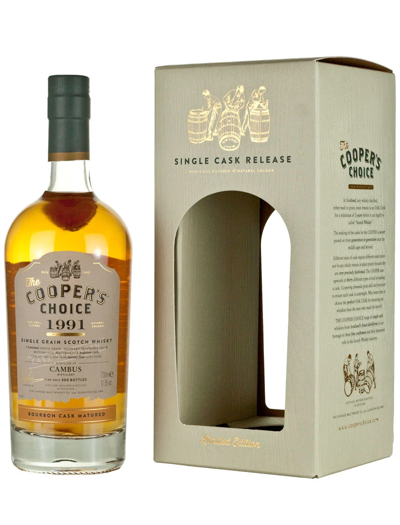 Cambus 24 Year Old 1991 Cooper's Choice