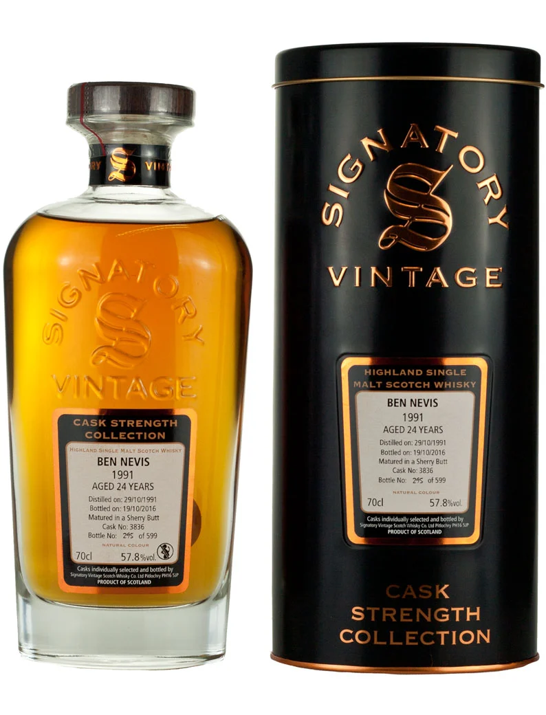 Ben Nevis 24 Year Old 1991 Signatory