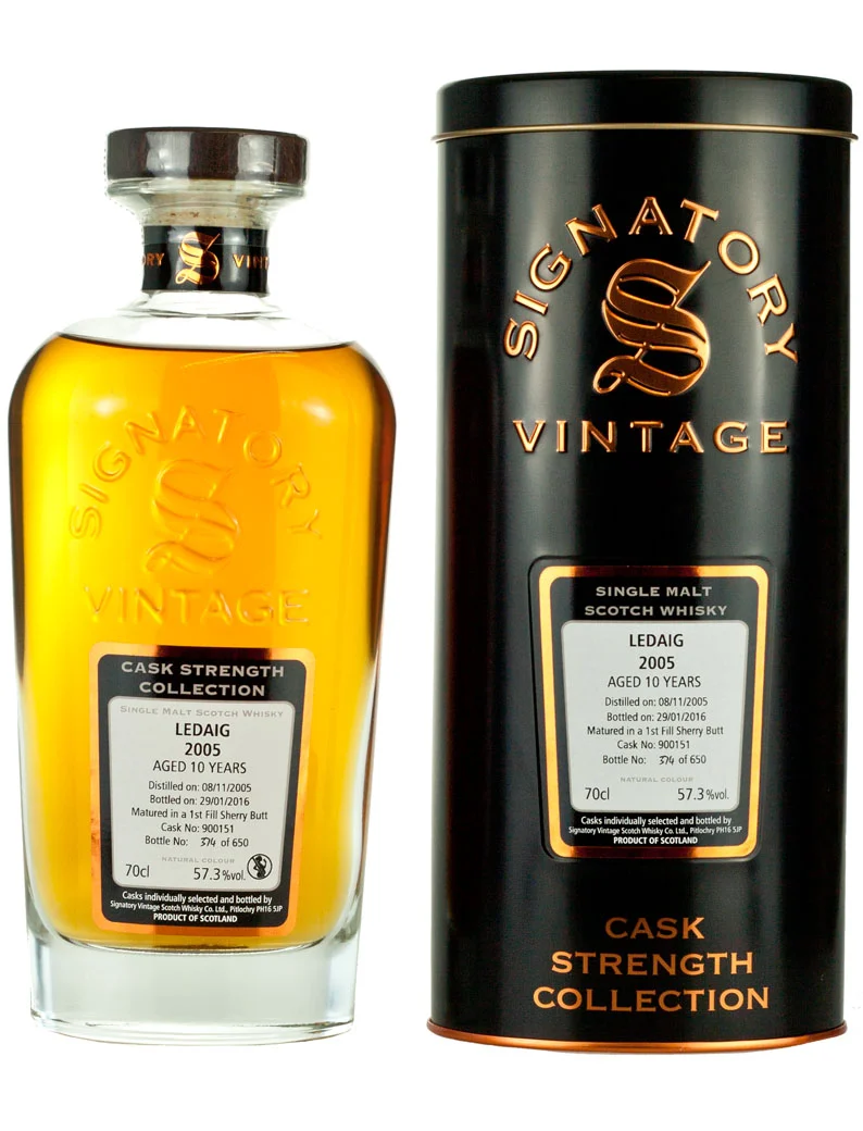 Ledaig (Tobermory) 10 Year Old 2005 Signatory