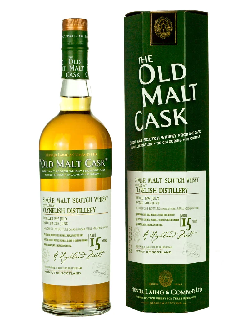 Clynelish 15 Year Old 1997 Old Malt Cask