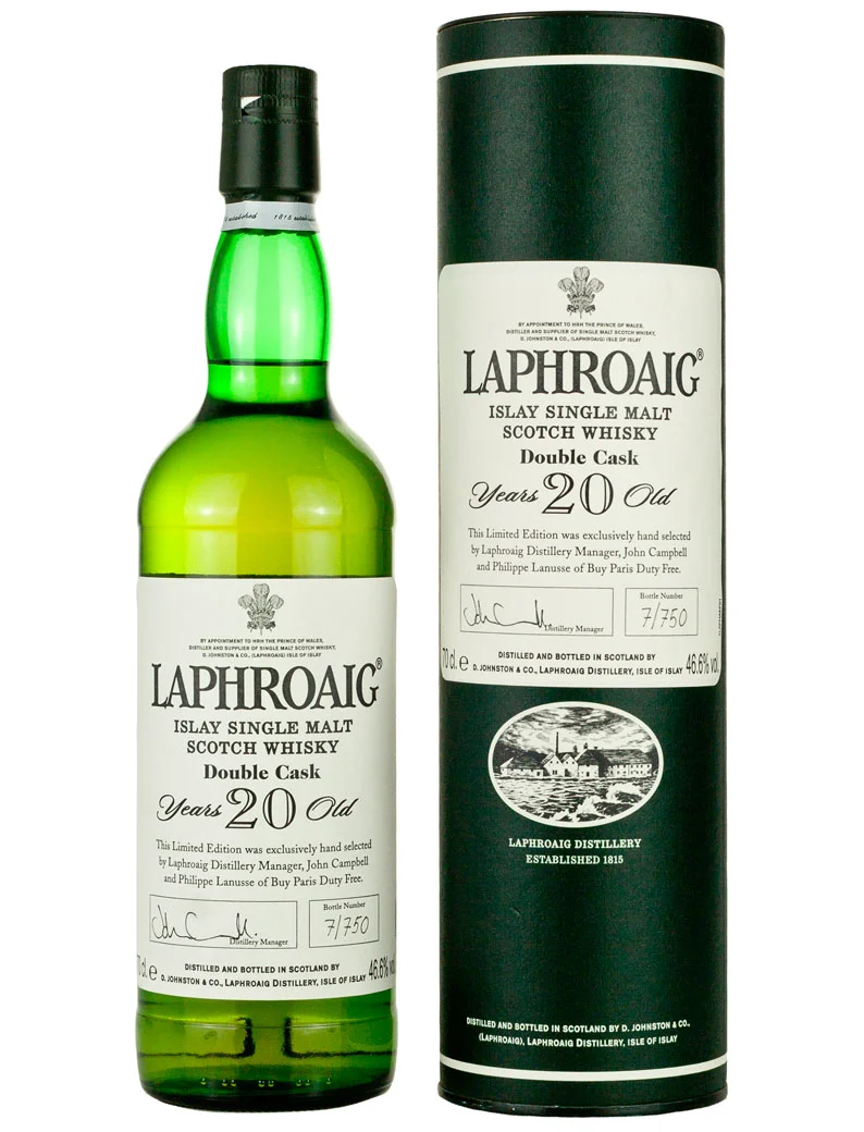 Laphroaig 20 Year Old Double Cask